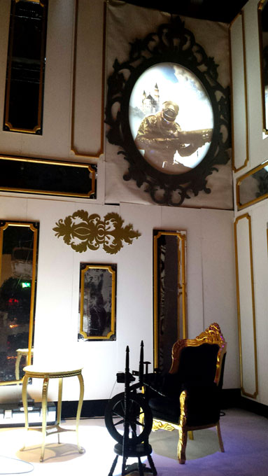 Barok spiegelwand